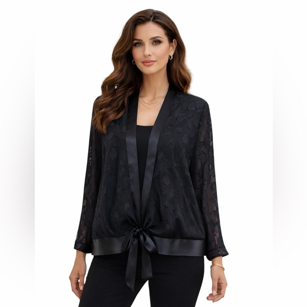 𝅺Vintage Chiffon Blouse from Caroma Paris